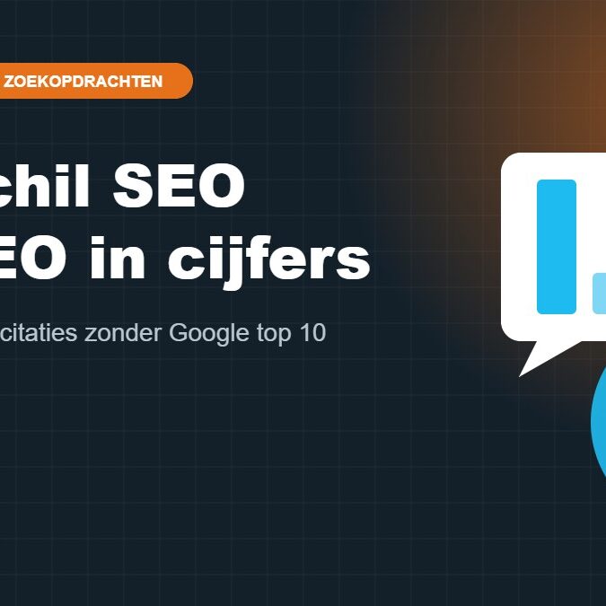 Verschil SEO en GEO in cijfers